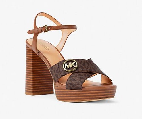 Michael Kors Hannah Signature Logo Platform Sandal $79.20 (Massive 59% Off)